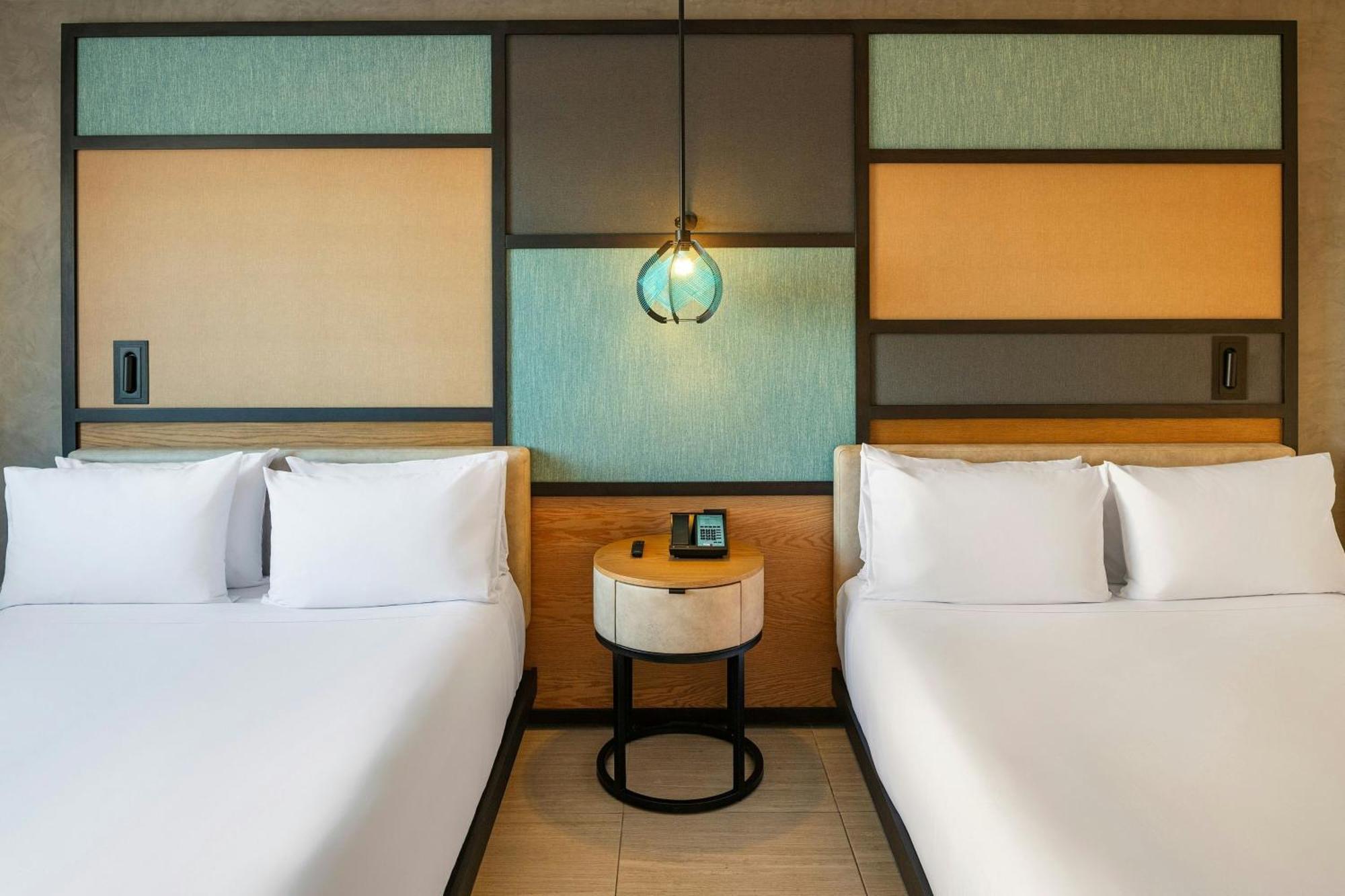 Aloft Ocean View Guest room 2 Queen Complimentary open bar
